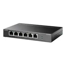 TP-Link - V1 - commutateur - non géré - 6 x 10 - 100 (4 PoE+) - de bureau, fixation murale - PoE+ (67 W) (TL-SF1006P)_2